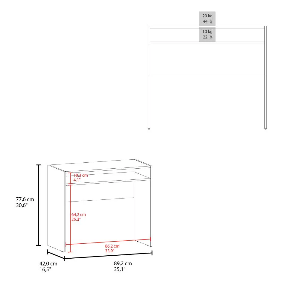 Escritorio Estelar, Blanco Duqueza, cuenta con un entrepaño ZF - Image 7