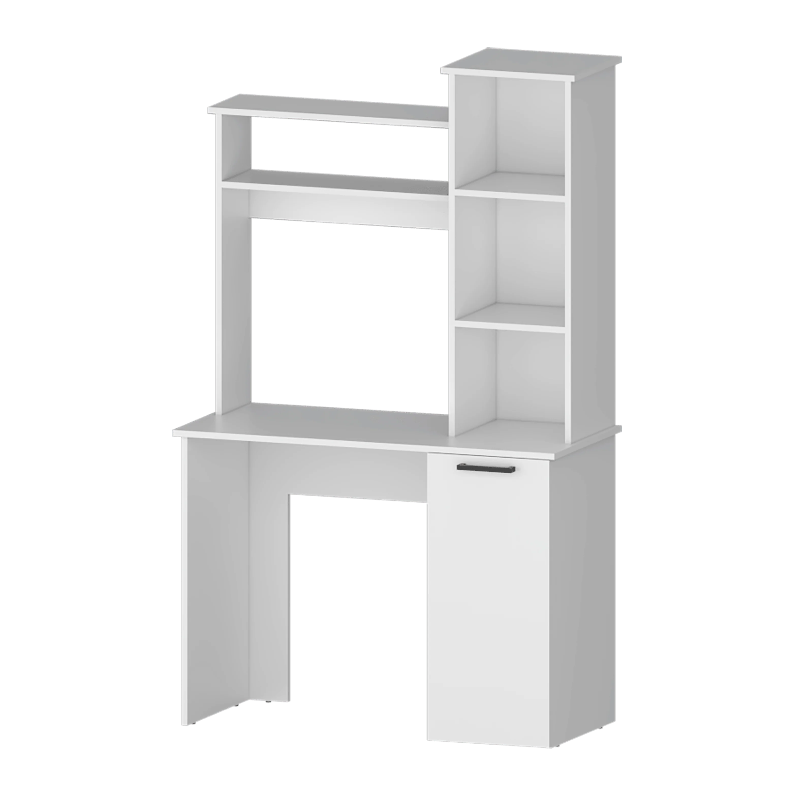 Escritorio Sivak, Blanco, con Una Puerta Abatible y Espacio para Ubicar Objetos ZF - Image 2