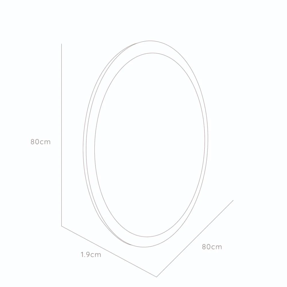 Espejo Circular Ary 80, Diseño Moderno - Image 15