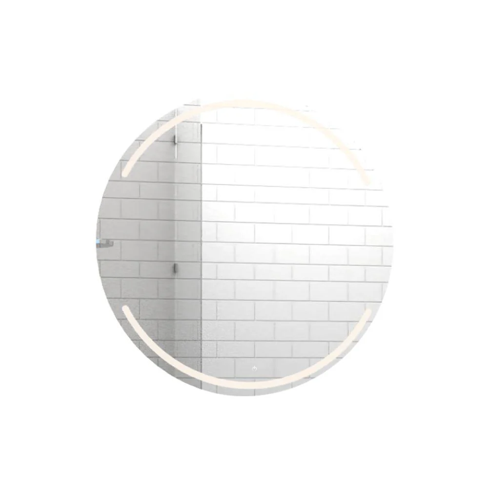 Espejo Circular Dallas, Gris, con Luz Led - Sensor - Image 3