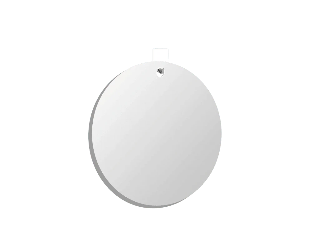 Espejo Circular Terra, Gris, Diseño Moderno - Image 2