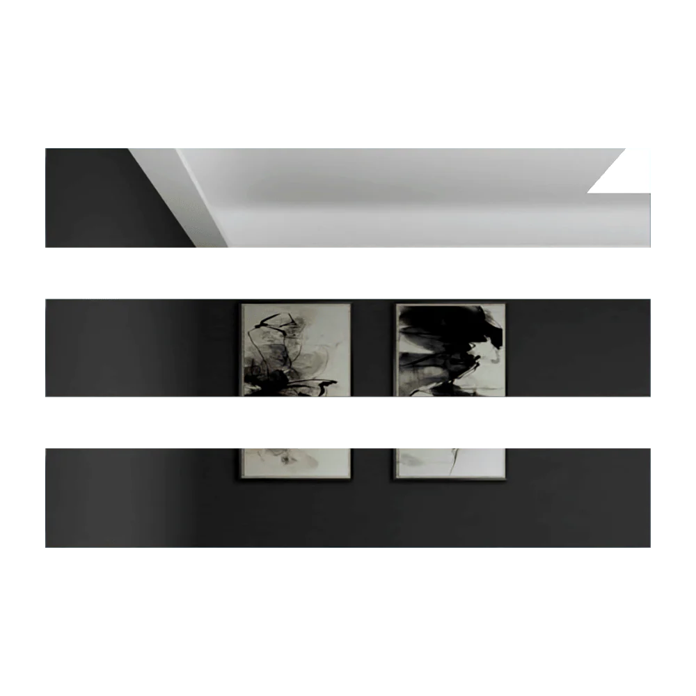 Espejo Rectangular Atenas, Capri 75, ensamble a la pared con cinta doble faz - Image 4