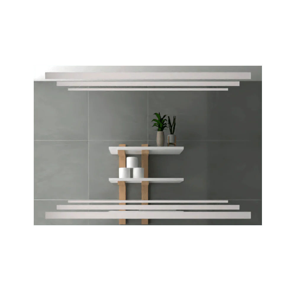 Espejo Rectangular Barú, Gris, con Luz Led - Image 2