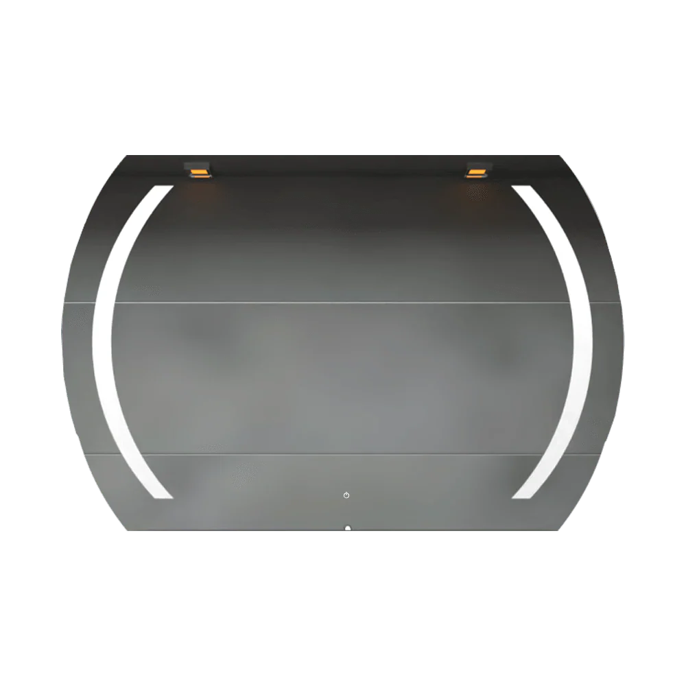 Espejo Rectangular Manson, Gris, con Luz Led y Botón Touch - Image 3