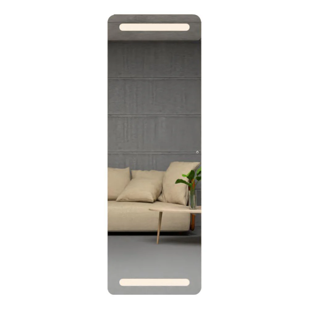 Espejo Rectangular Melilla, Gris, con Diseño en Sandblasting - Image 4