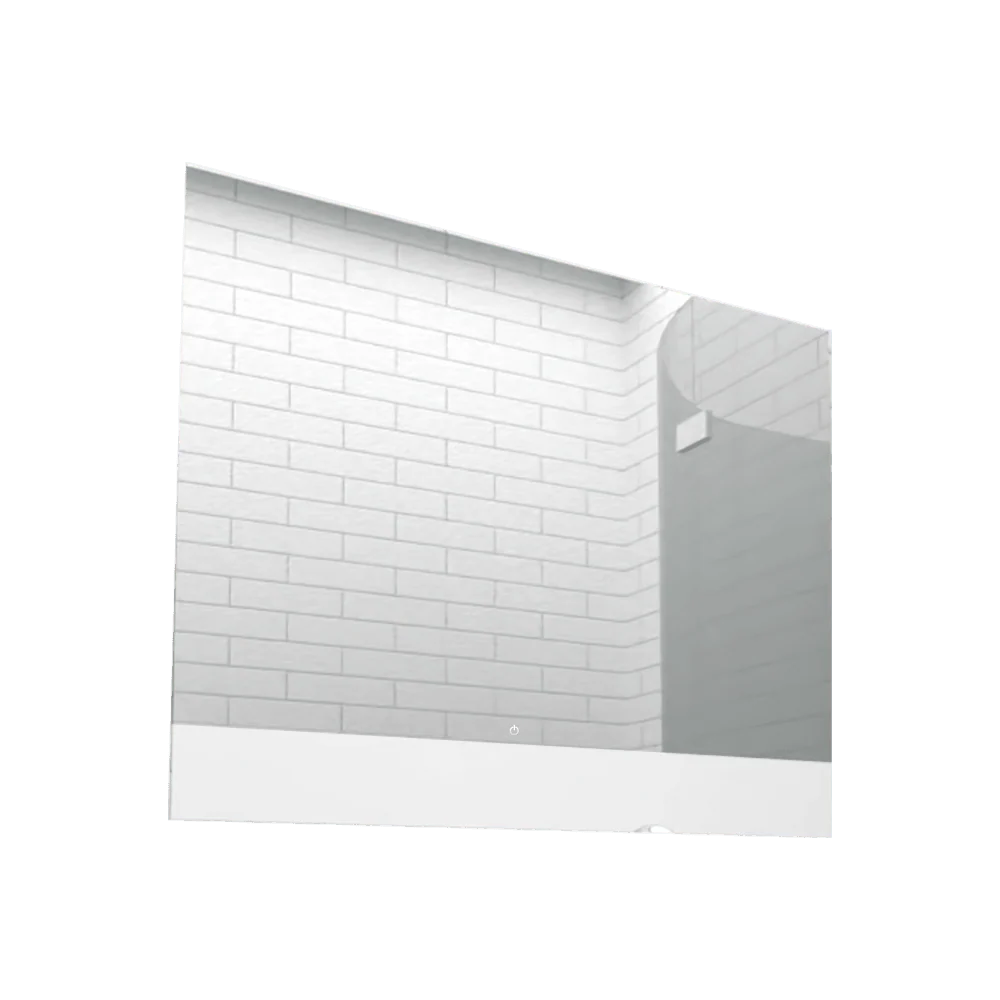 Espejo Rectangular Palermo, Gris, con Luz Led y Botón Touch - Image 2