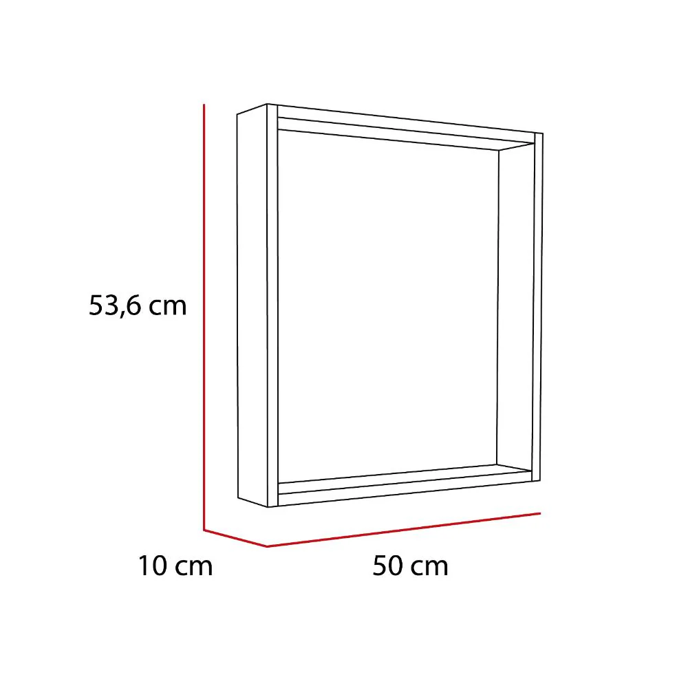 Espejo Rectangular Parma, con marco en madera - Image 8