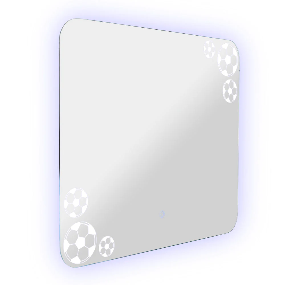 Espejo Rectangular Tory, con bordes redondeados LED + Touch - Image 3