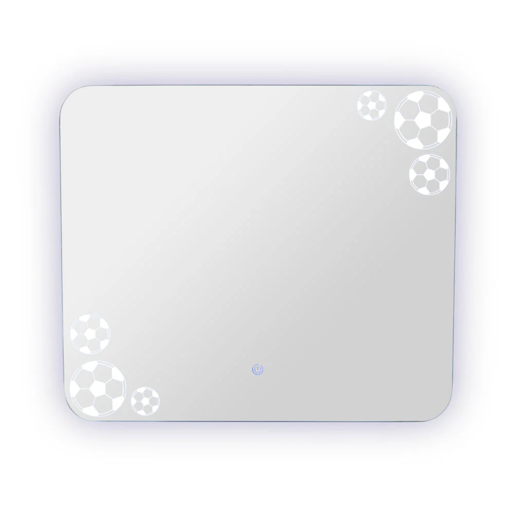 Espejo Rectangular Tory, con bordes redondeados LED + Touch - Image 5