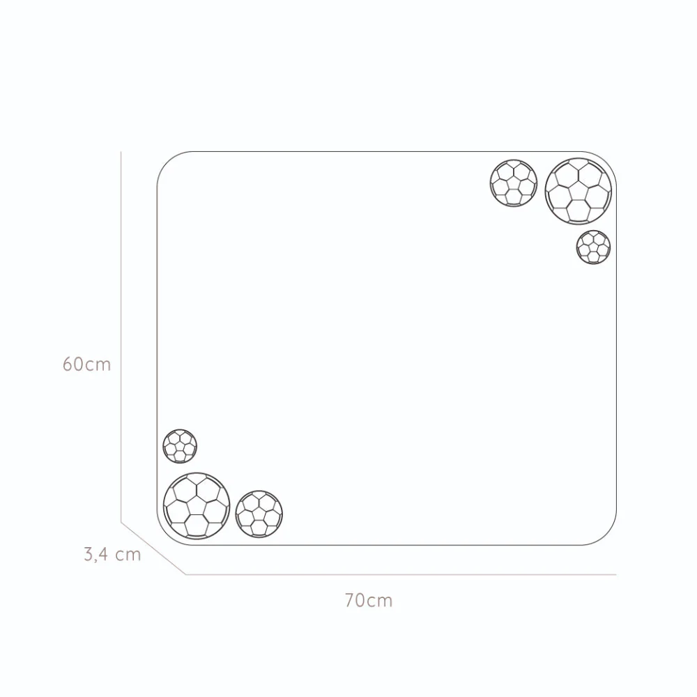 Espejo Rectangular Tory, con bordes redondeados LED + Touch - Image 6