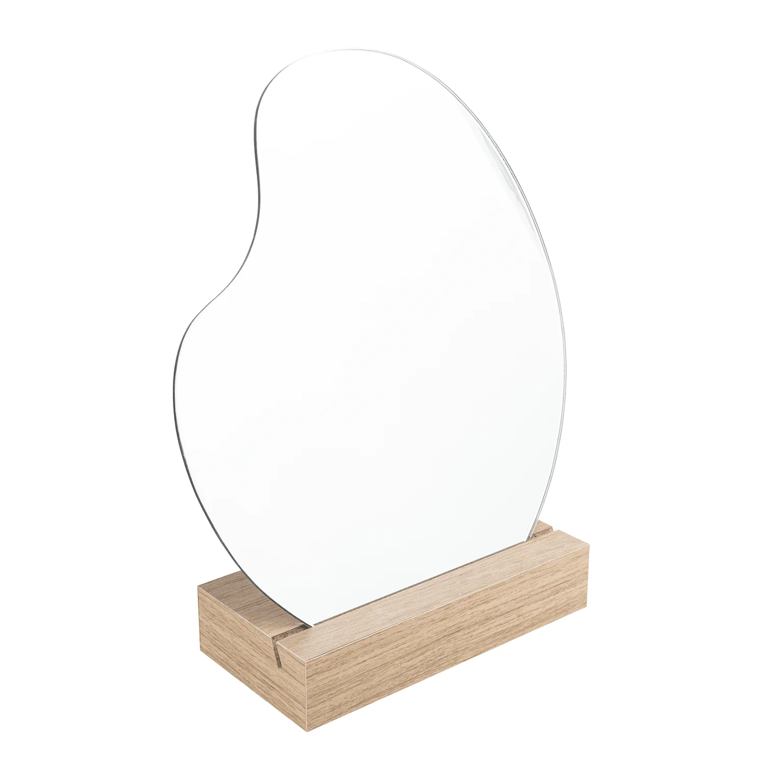 Espejo Tocador Bean, Beige, Diseño Moderno - Image 2