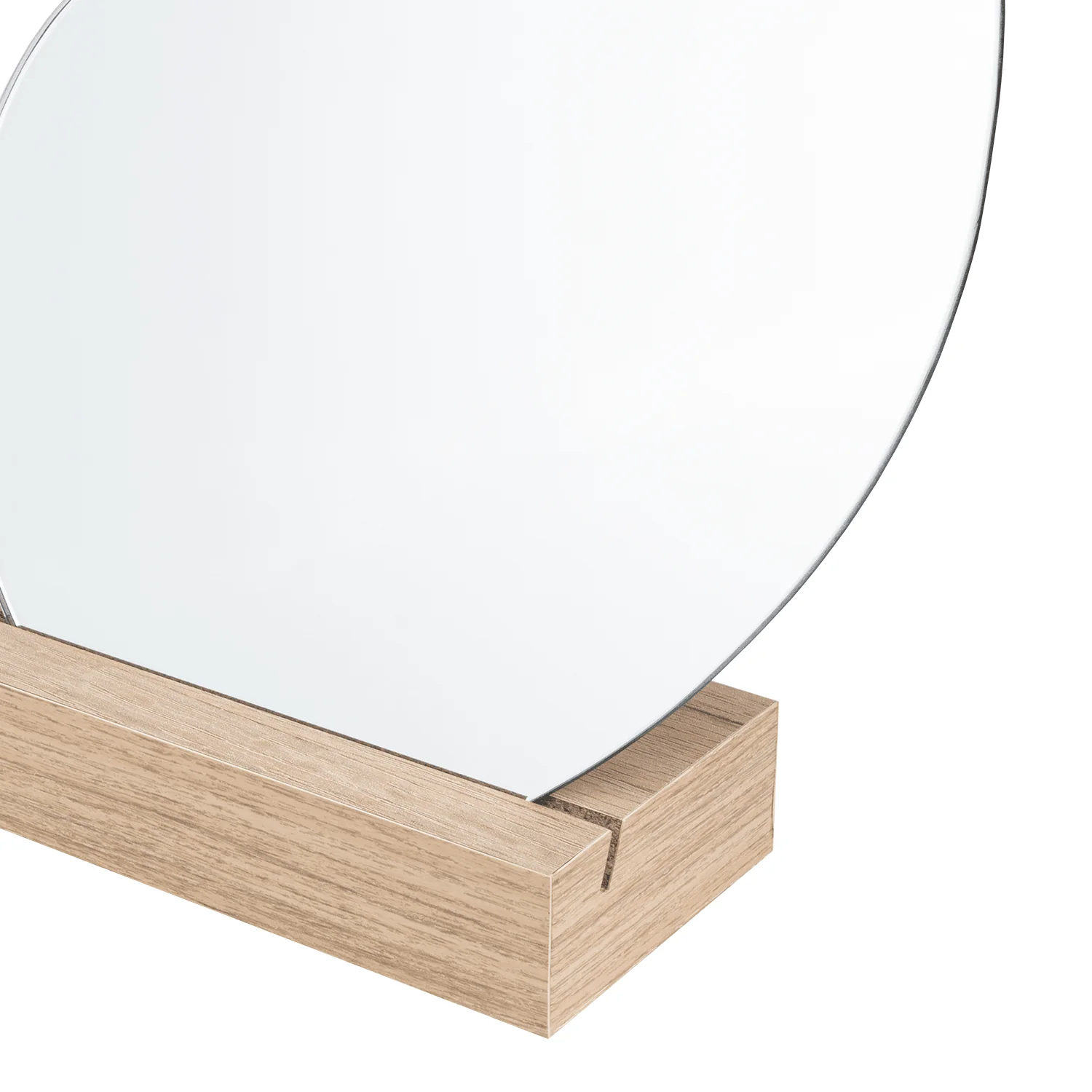 Espejo Tocador Bean, Beige, Diseño Moderno - Image 4