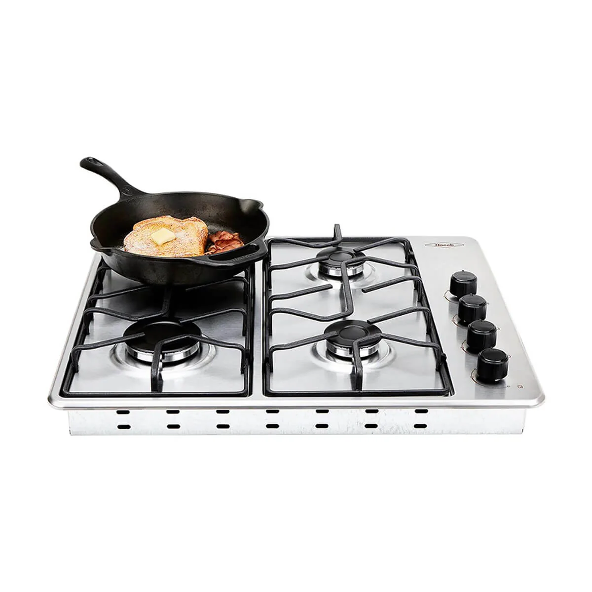 Estufa de empotrar 60x51 cm Platina a Gas Propano marca Haceb - Image 2