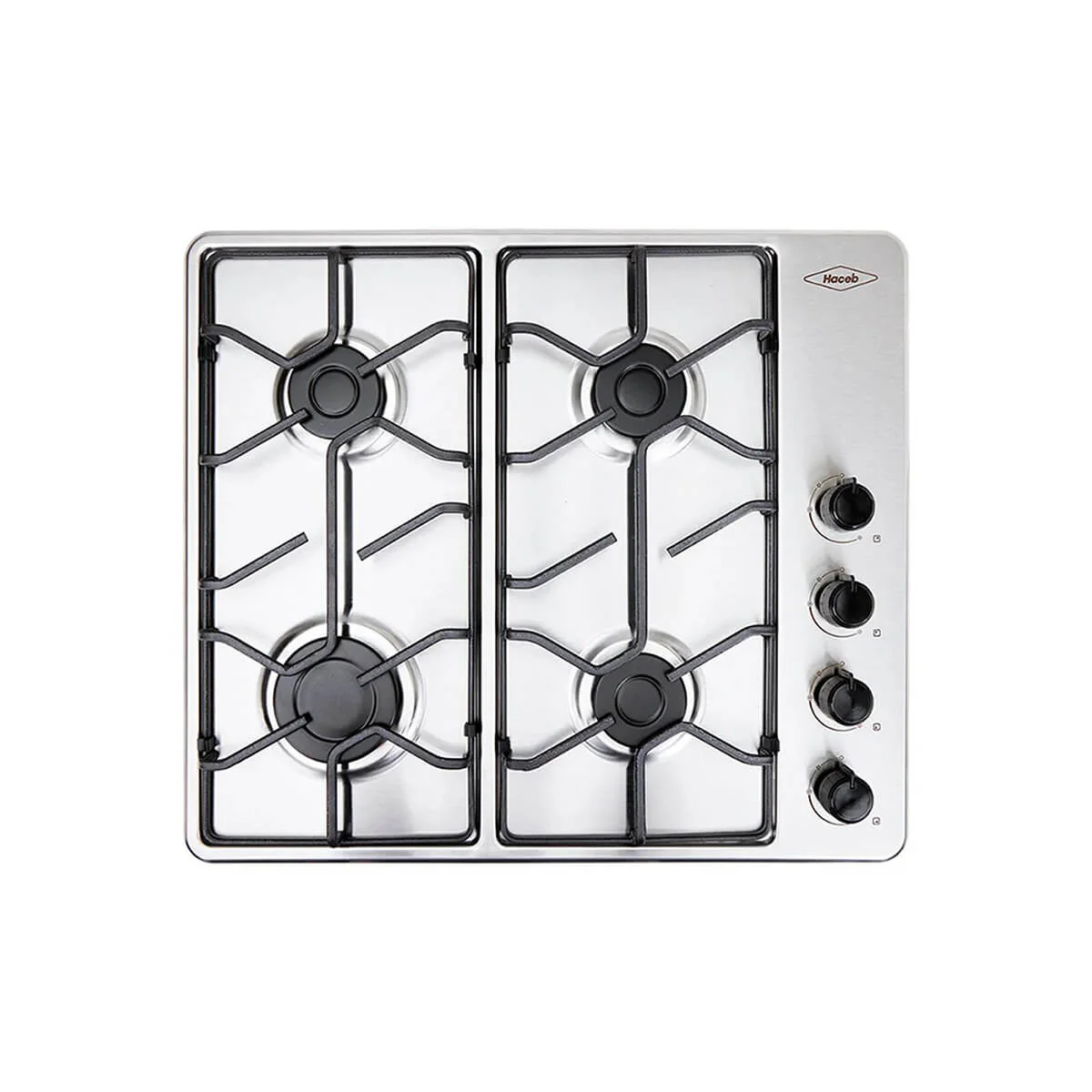 Estufa de empotrar 60x51 cm Platina a Gas Propano marca Haceb - Image 3