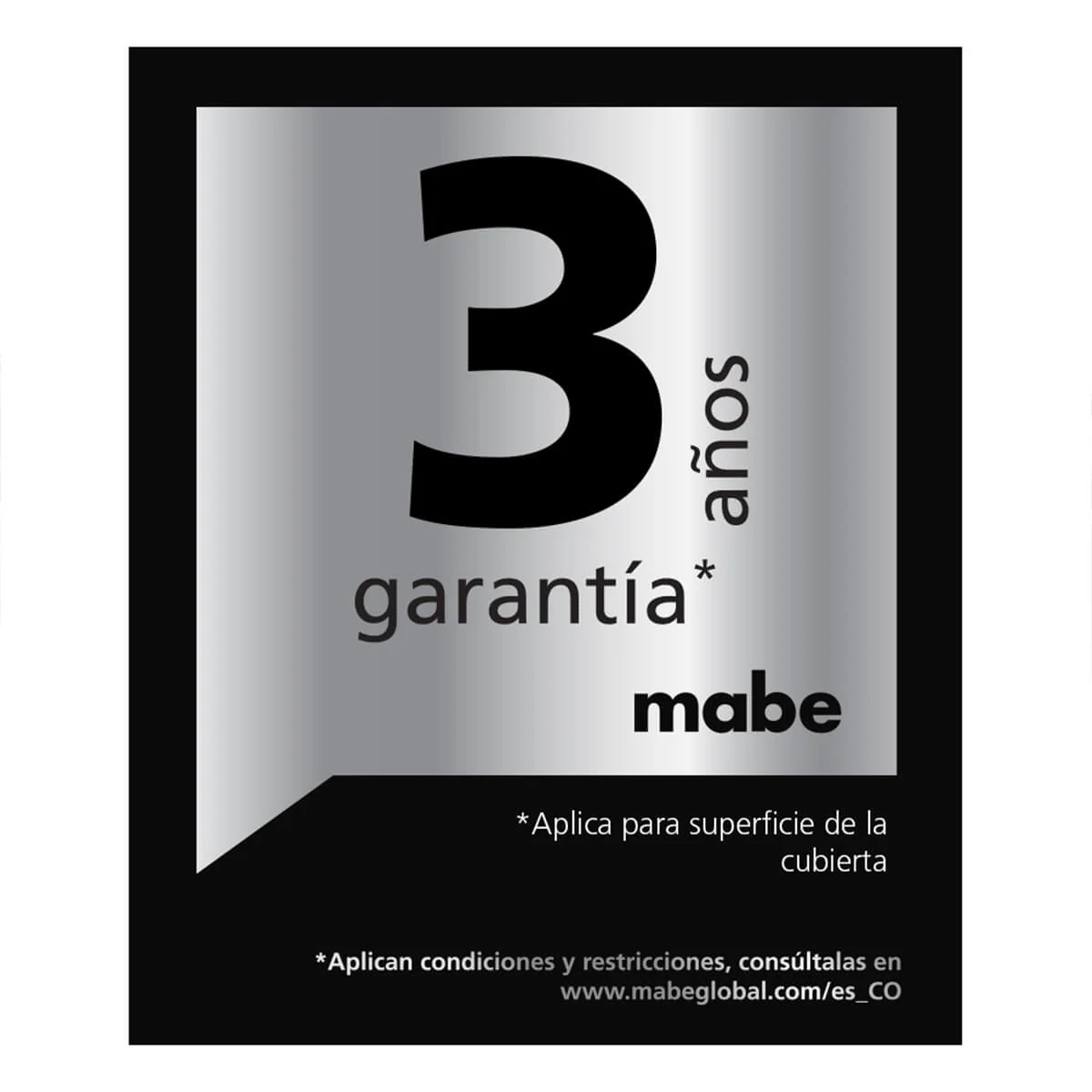Estufa de empotrar acero Inoxidable 60X50 cm gas natural marca Mabe - Image 10