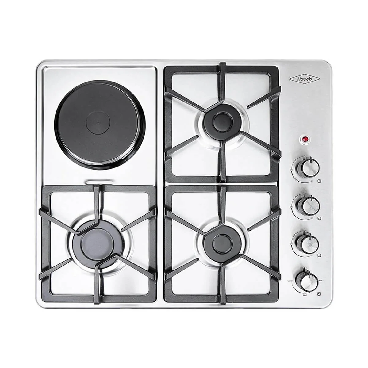 Estufa de empotrar inox 60x51cm mixta 120v a gas natural - Image 3