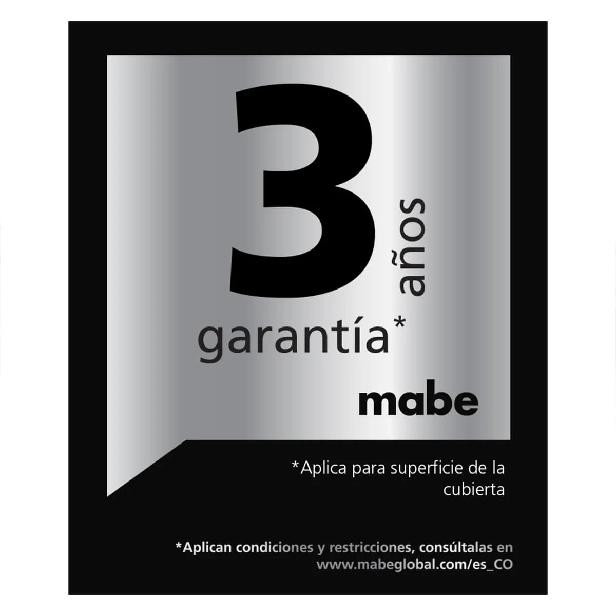 Estufa de empotrar Inoxidable 60X50 cm gas natural Marca Mabe - Image 9