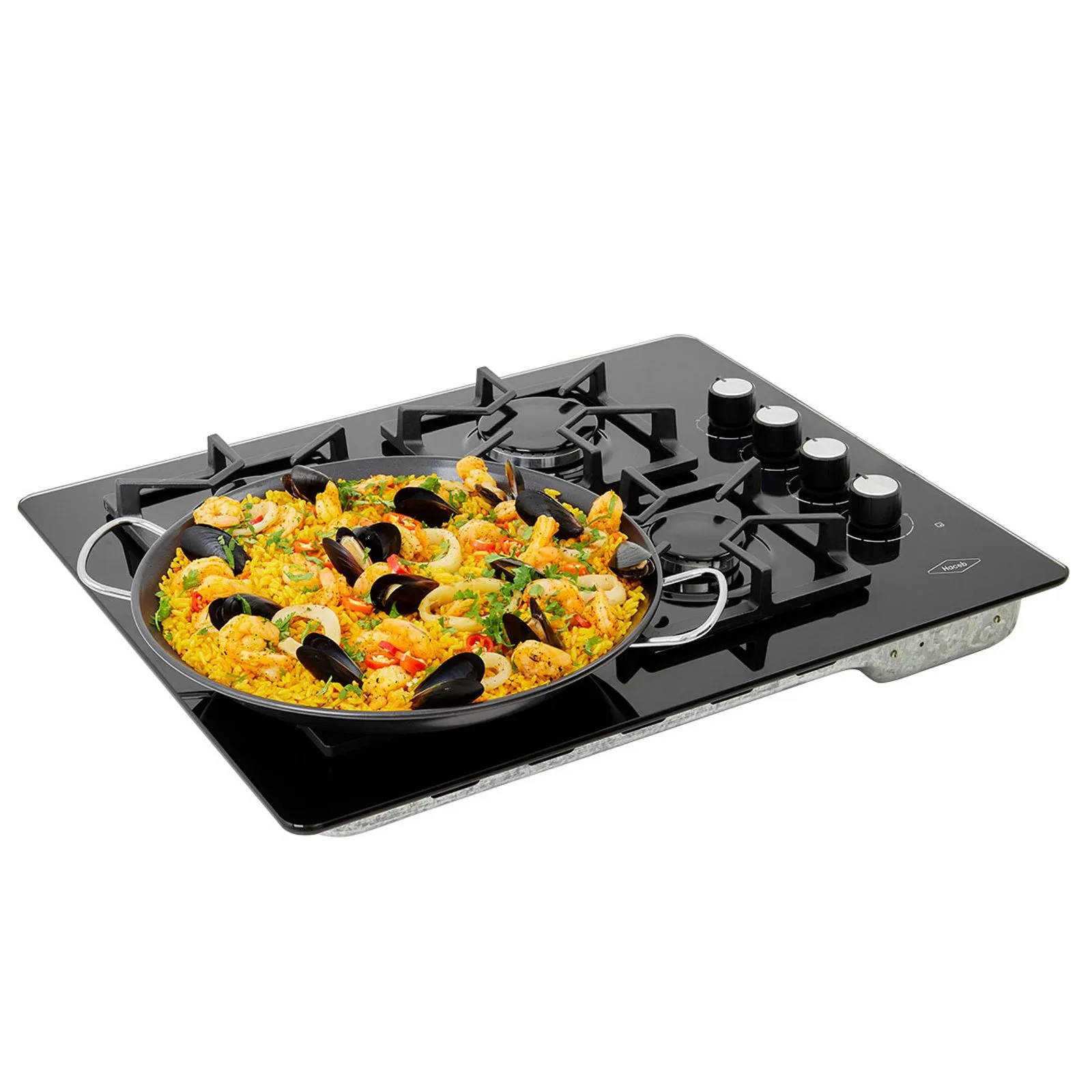 Estufa de empotrar tandoori cristal 66x54 cm gas natural Haceb - Image 2