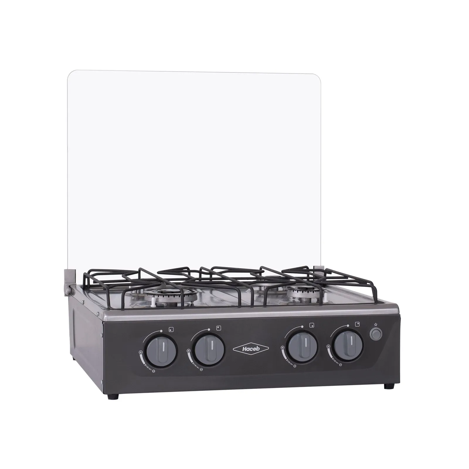 Estufa de mesa avellana V gas propano plata - Image 2