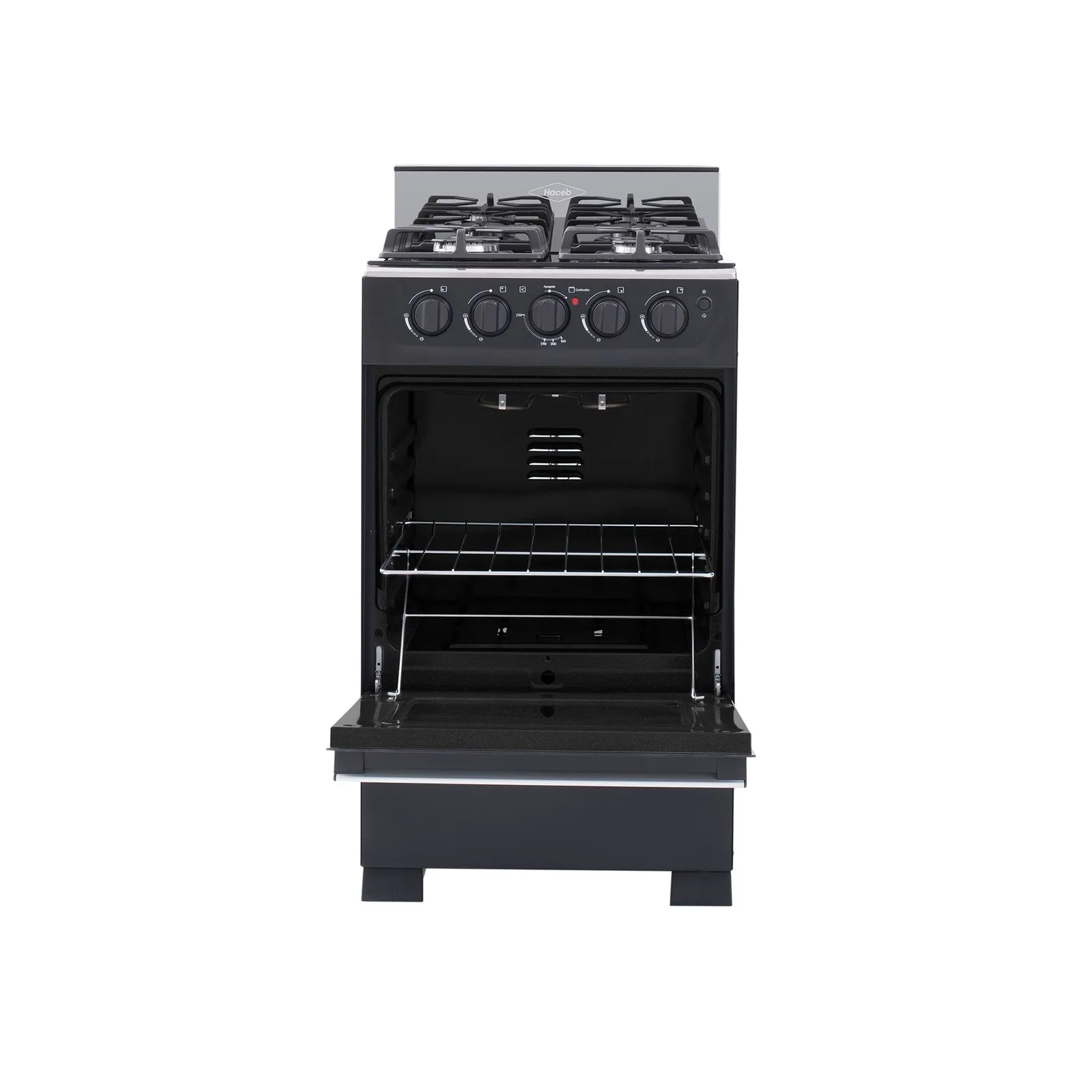Estufa romero cristal Haceb 50 cms gas propano negra - Image 4