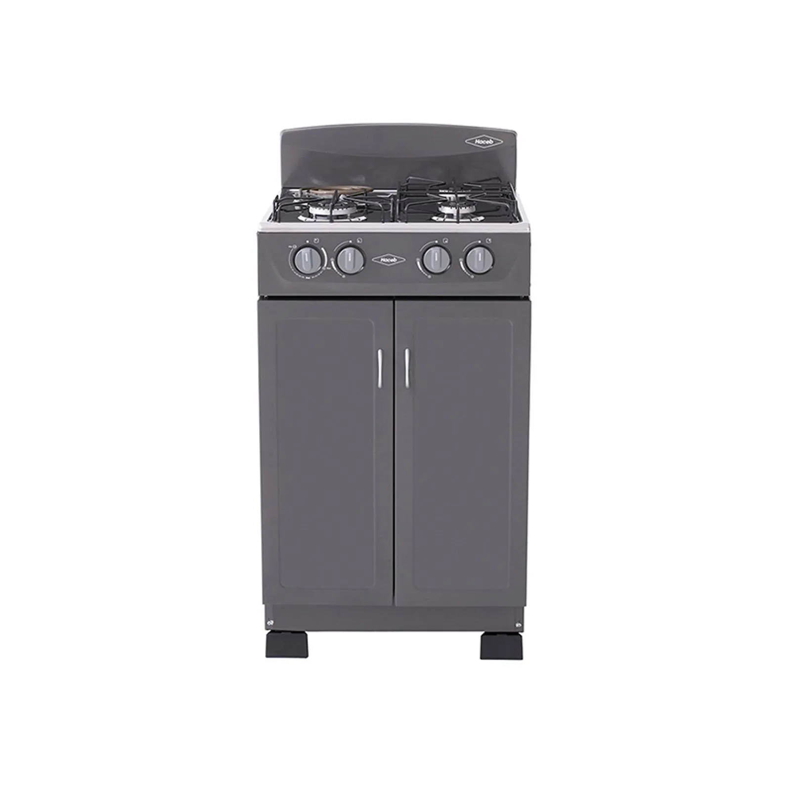 Estufa romero gabinete torre mixta 3x1 gas natural plata