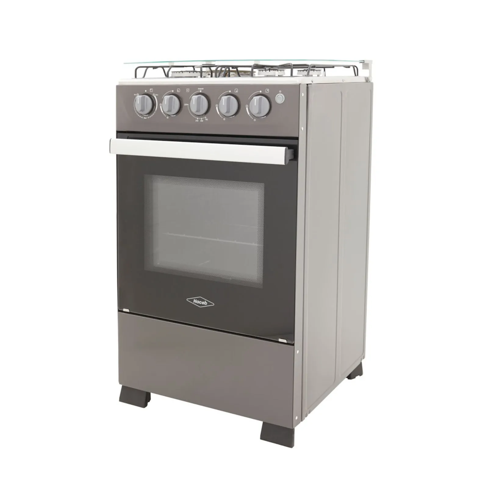 Estufa romero mixta Haceb 50 cms gas natural plata - Image 2