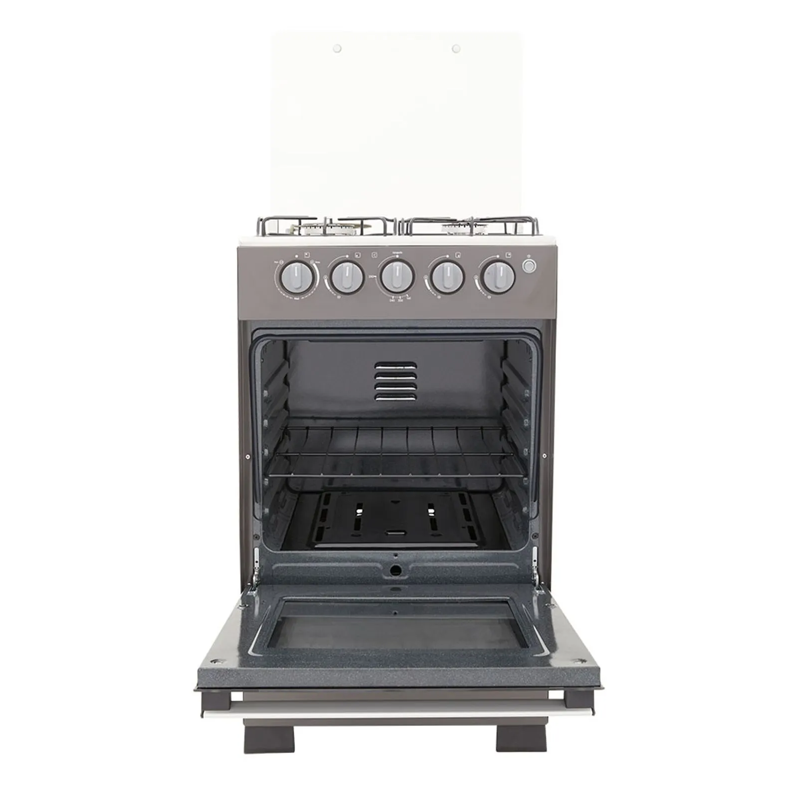 Estufa romero mixta Haceb 50 cms gas natural plata - Image 3