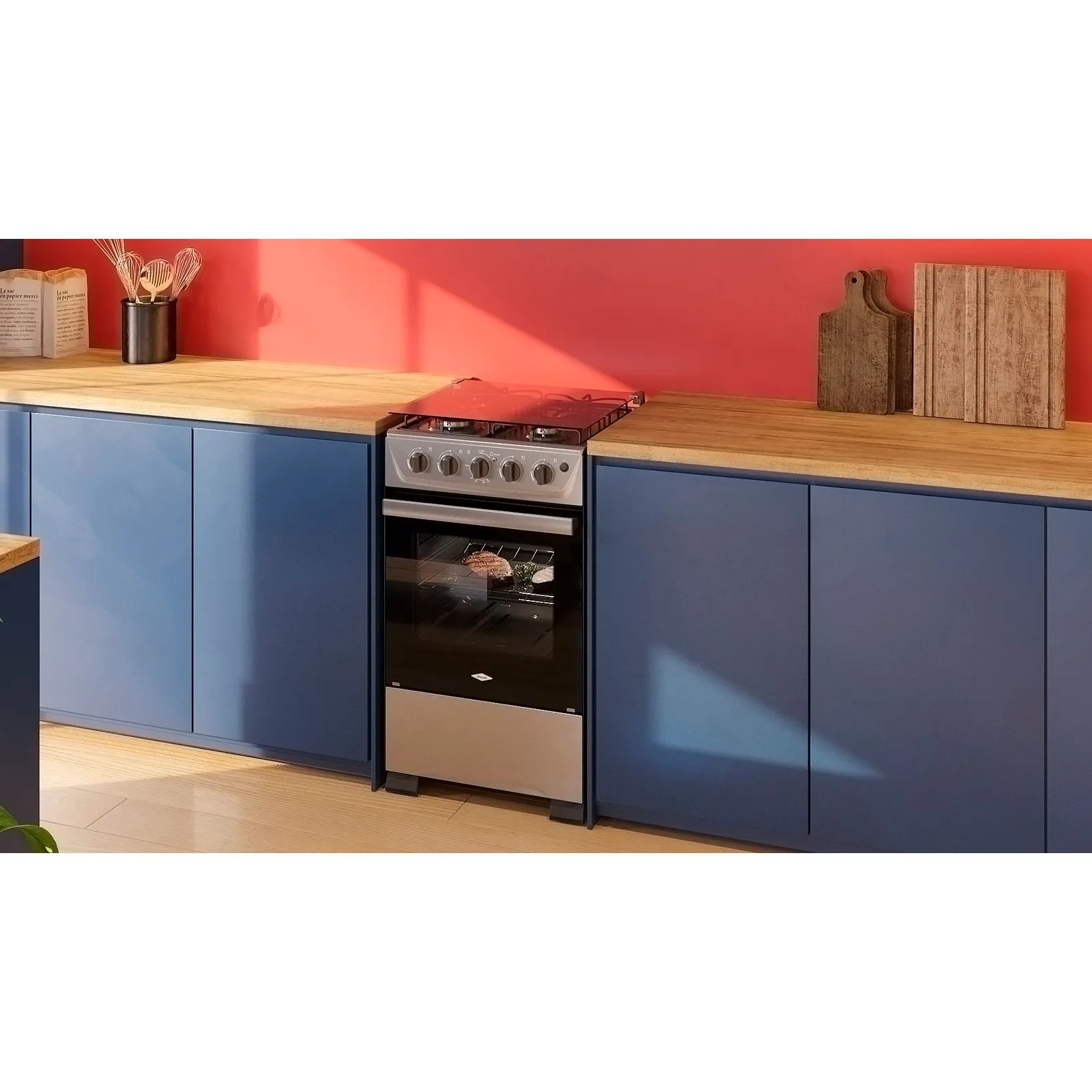 Estufa romero platina Haceb 50 cms gas natural inoxidable - Image 4