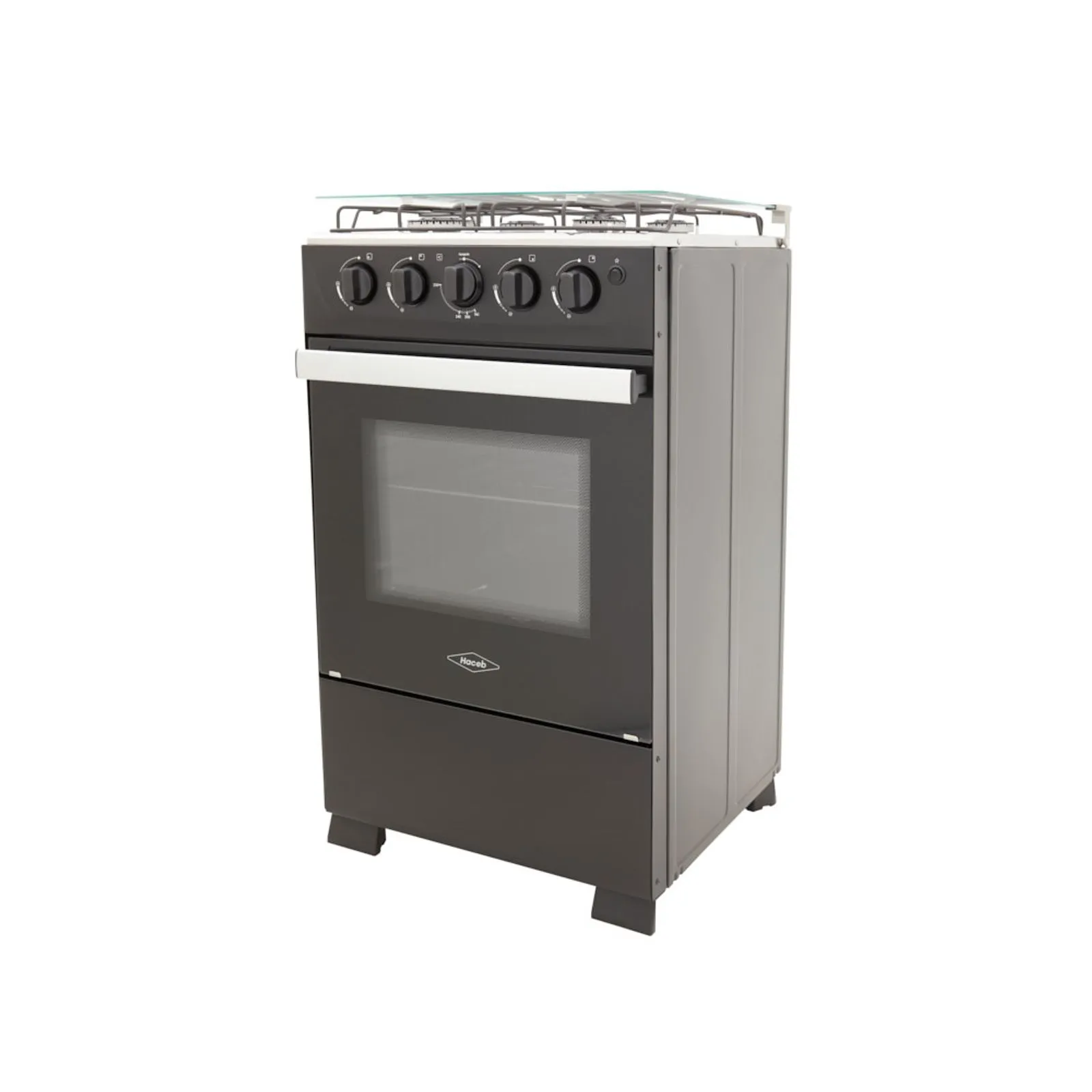Estufa romero vidrio Haceb 50 cms gas propano negra - Image 2
