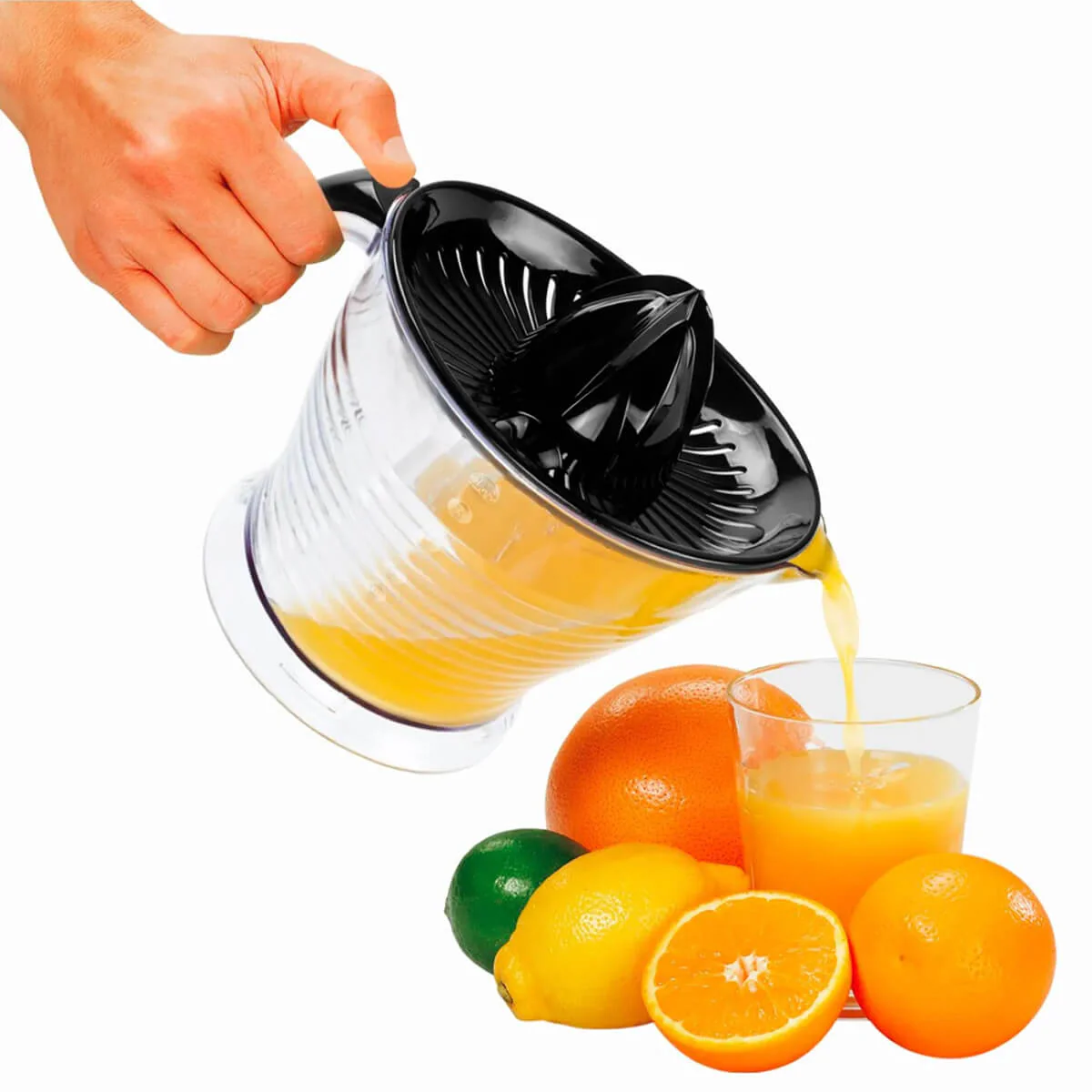 Exprimidor de naranja vitapress color negro 1 litro marca imusa - Image 6