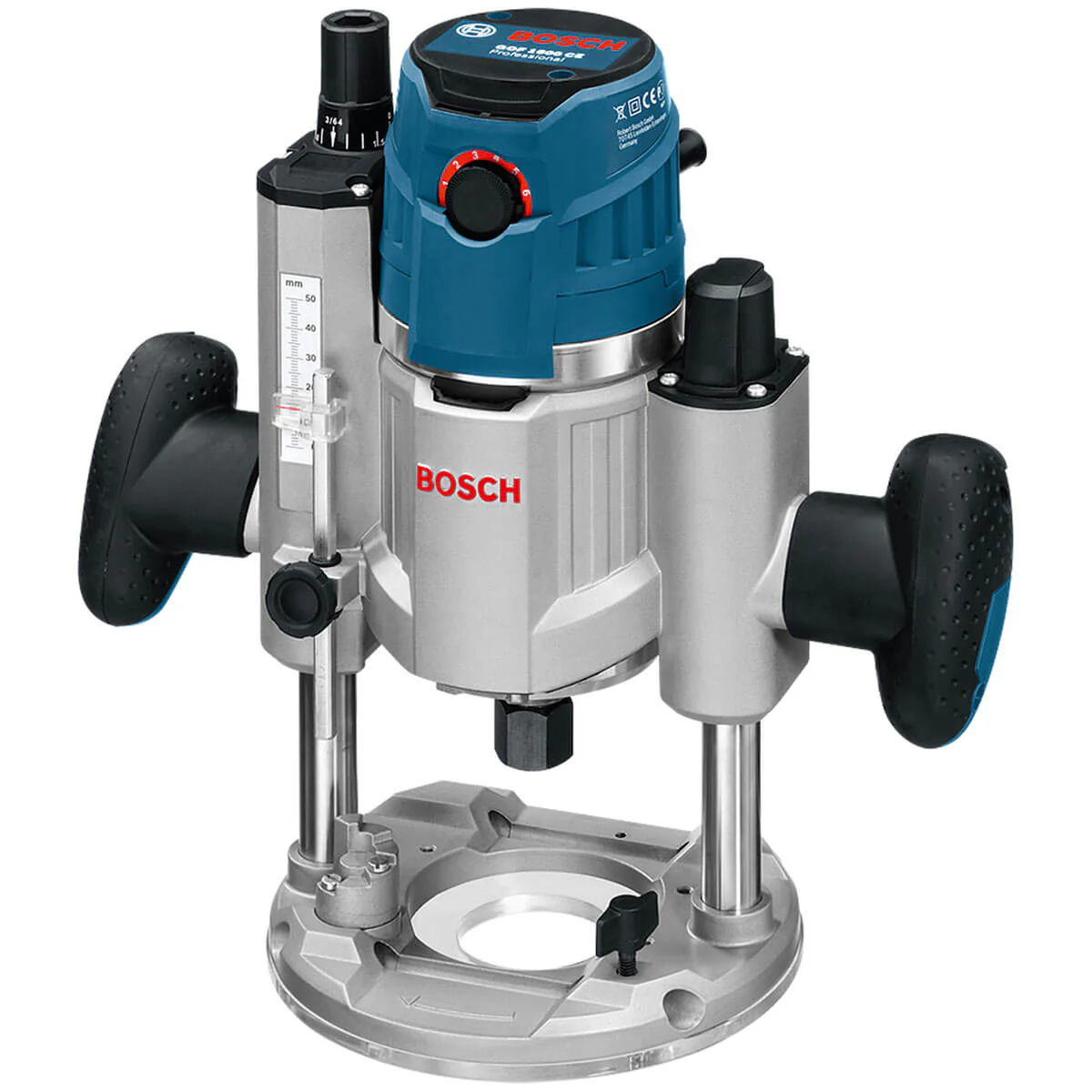 Fresadora GOF 1600 CE 110V con 4 pinzas 1/4, 6 mm, 1/2'' y 12mm Bosch - Image 2
