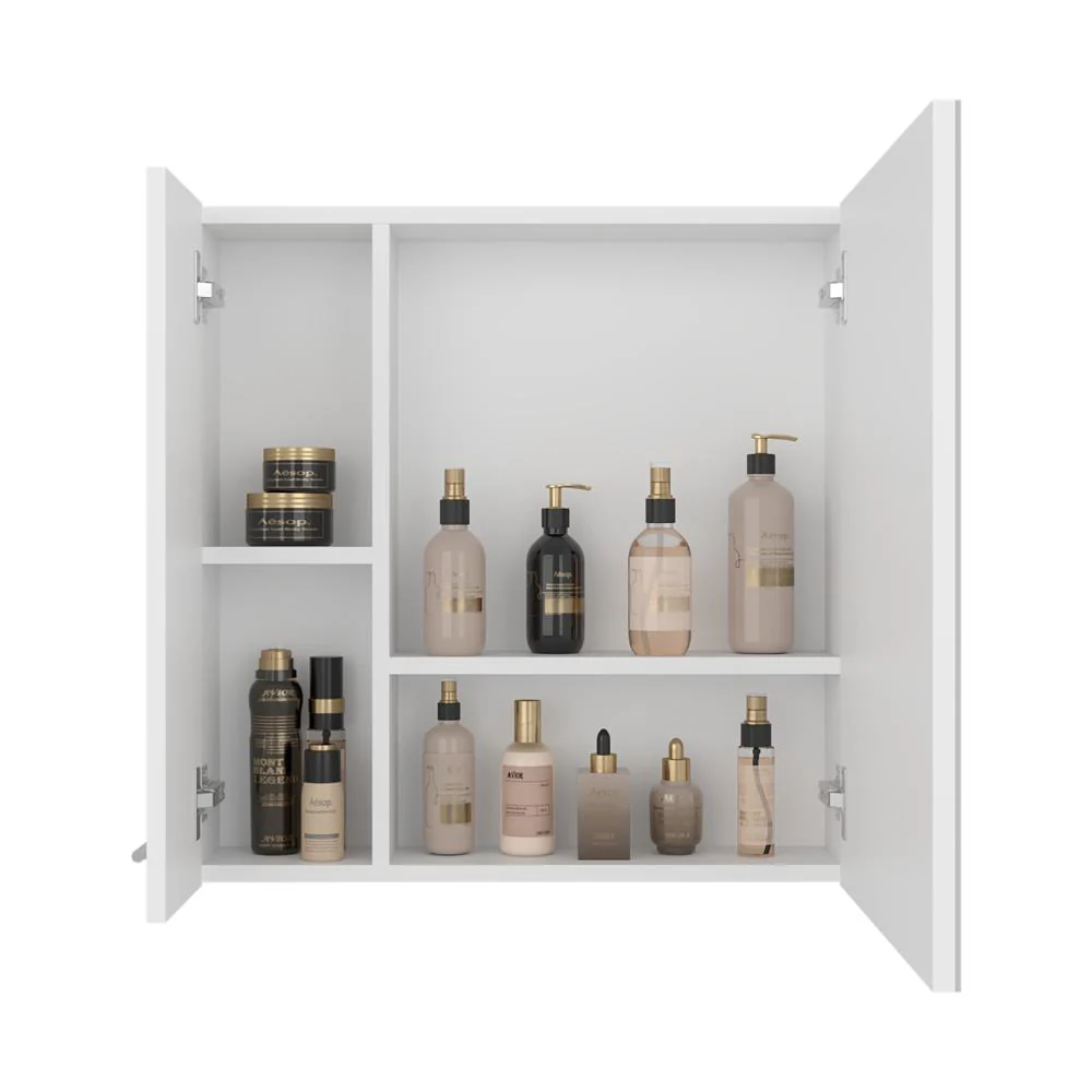 Gabinete de Baño Apolis, Kronos Blanco, Con Puerta Espejo y Dos Entrepaños Para Ubicar Múltiples Objetos ZF - Image 4