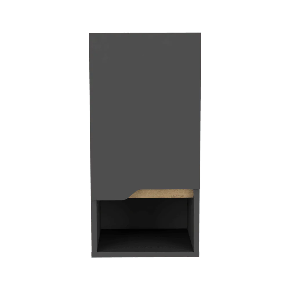 Gabinete de Baño Apolis, Plata Oscuro y Café Claro, con Espacio Para Guardar Objetos de Aseo Personal - Image 9