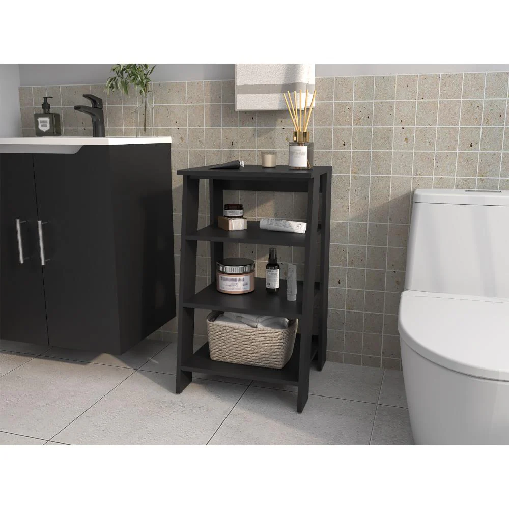Gabinete de Baño Aqua 3 Pequeño, Wengue, Con Variedad De Entrepaños ZF - Image 2