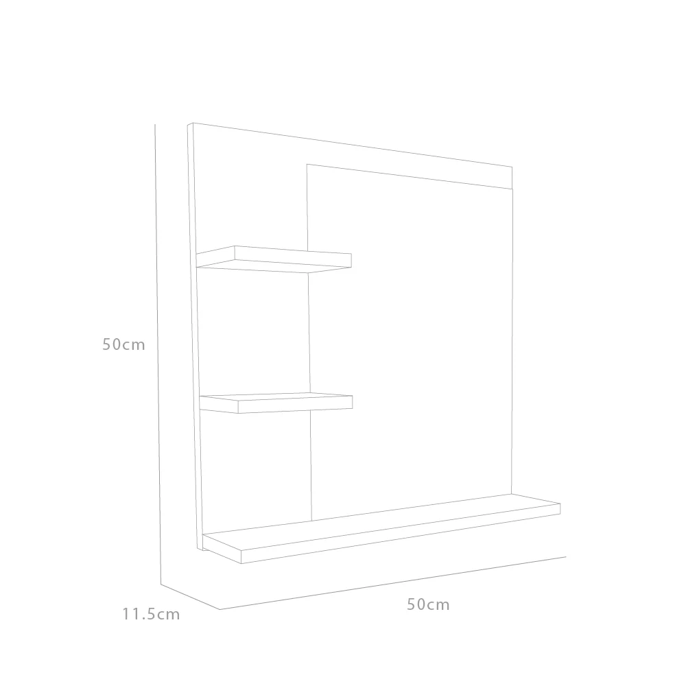 Gabinete de Baño Baume, Café Claro, Ideal Para Almacenar Objetos - Image 6