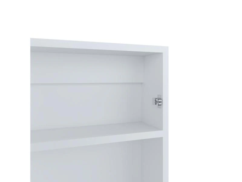 Gabinete de Baño Cary, Blanco, con Puerta Espejo y Tres Entrepaños ZF - Image 6
