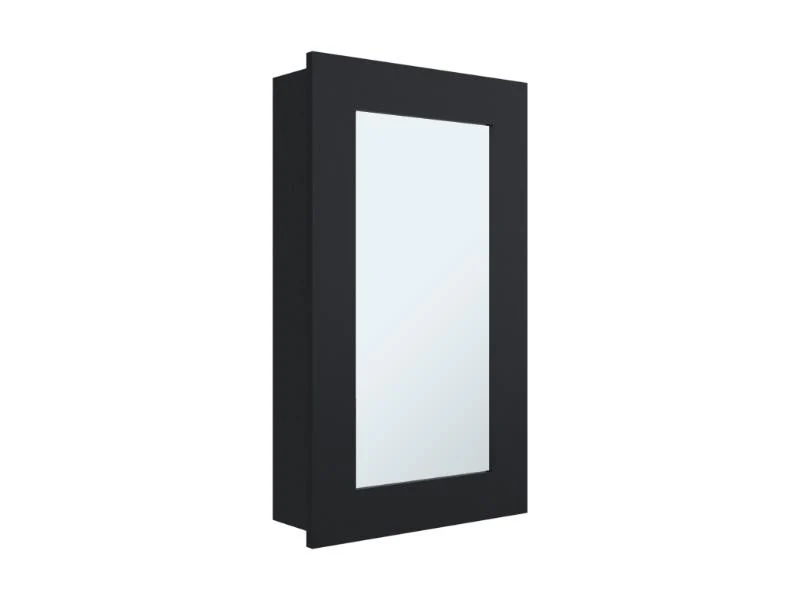 Gabinete de Baño Cary, Wengue, con Puerta Espejo y Tres Entrepaños ZF - Image 3