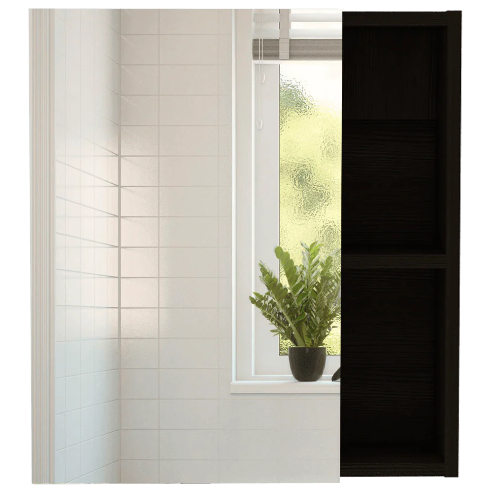 Gabinete de Baño Labell, Wengue, con Puerta y Entrepaños X2 - Image 7