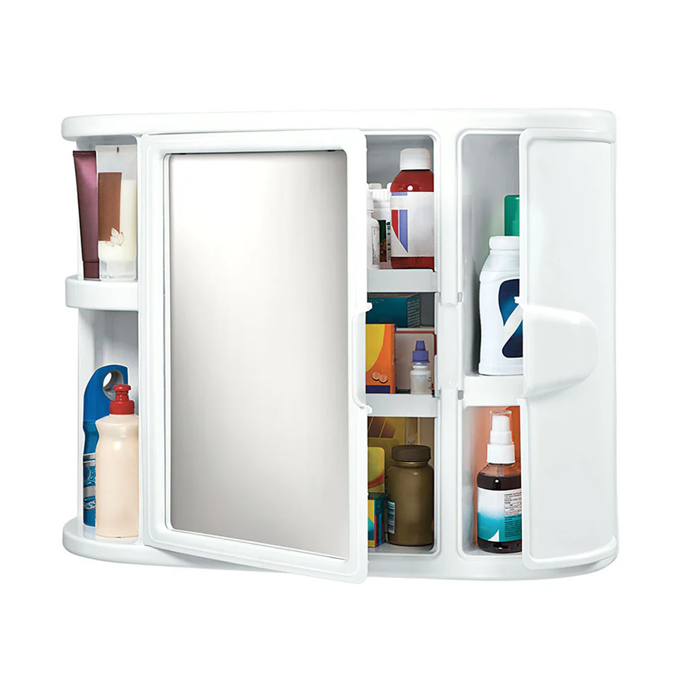 Gabinete para baño con espejo blanco marca Rimax - Image 2