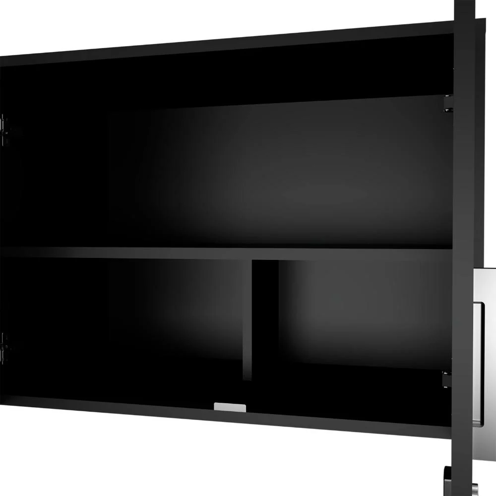 Gabinete superior Multiusos, Wengue, Con dos puerta batientes ZF - Image 9