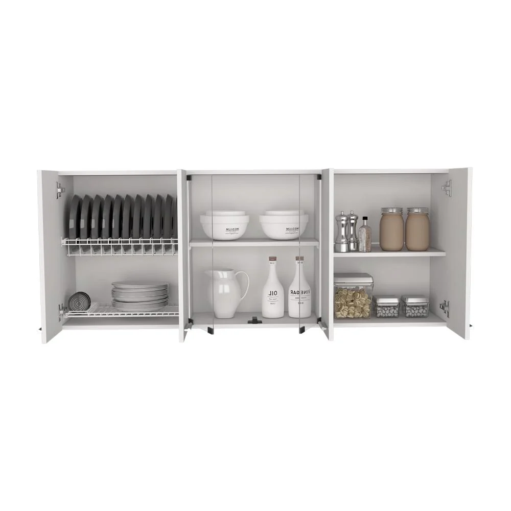 Gabinete Superior Vega, Blanco Duqueza, con amplio espacios espacios para guardar utensilios de cocina - Image 4