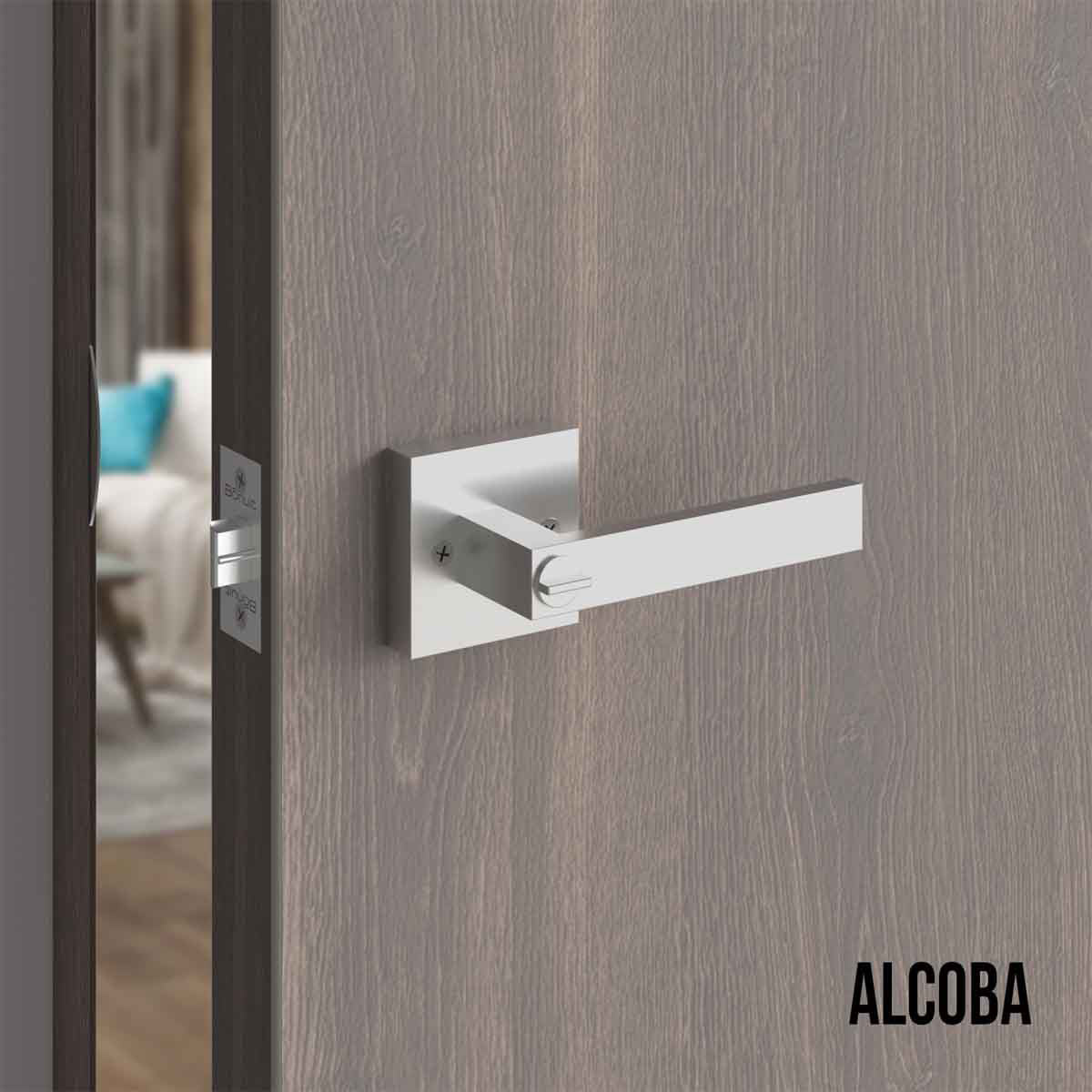 Cerradura chapa tubular premium palanca escudo cuadrado para puerta de paso - Image 11