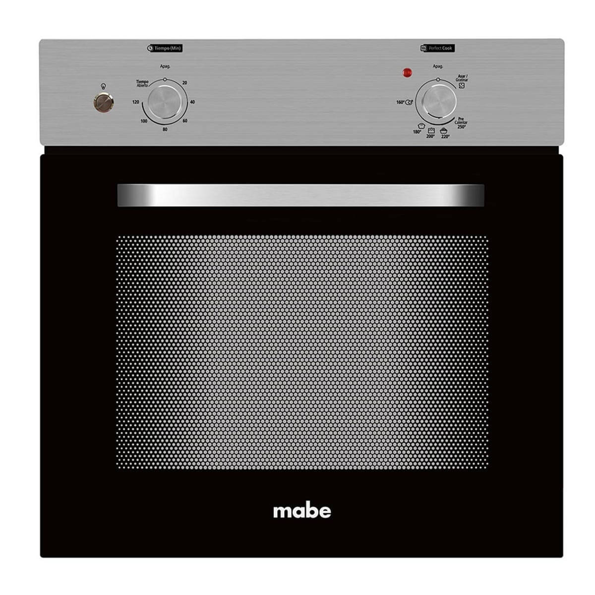 Horno a gas de 60 cm inoxidable 120 voltios con gratinador marca Mabe