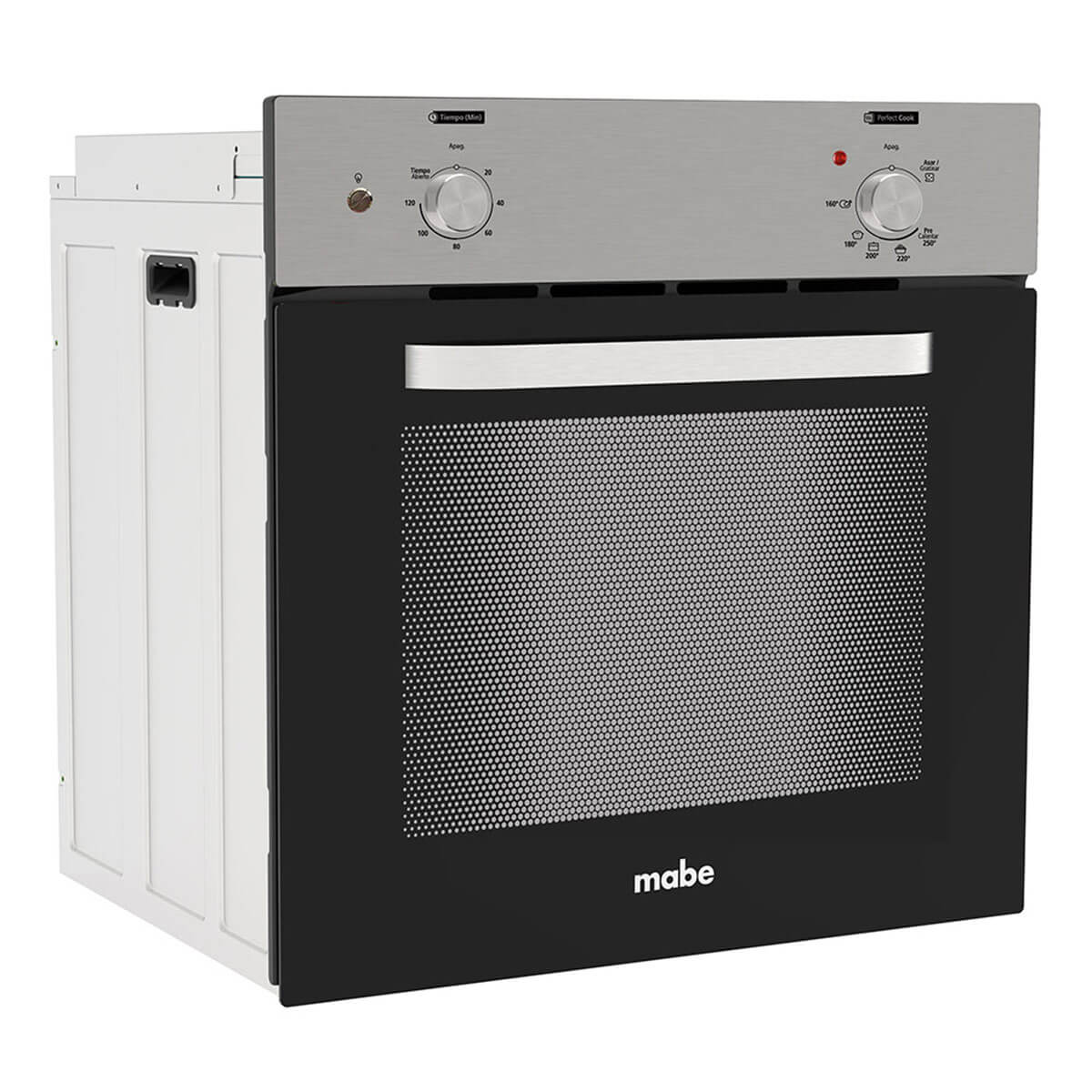 Horno a gas de 60 cm inoxidable 120 voltios con gratinador marca Mabe - Image 3