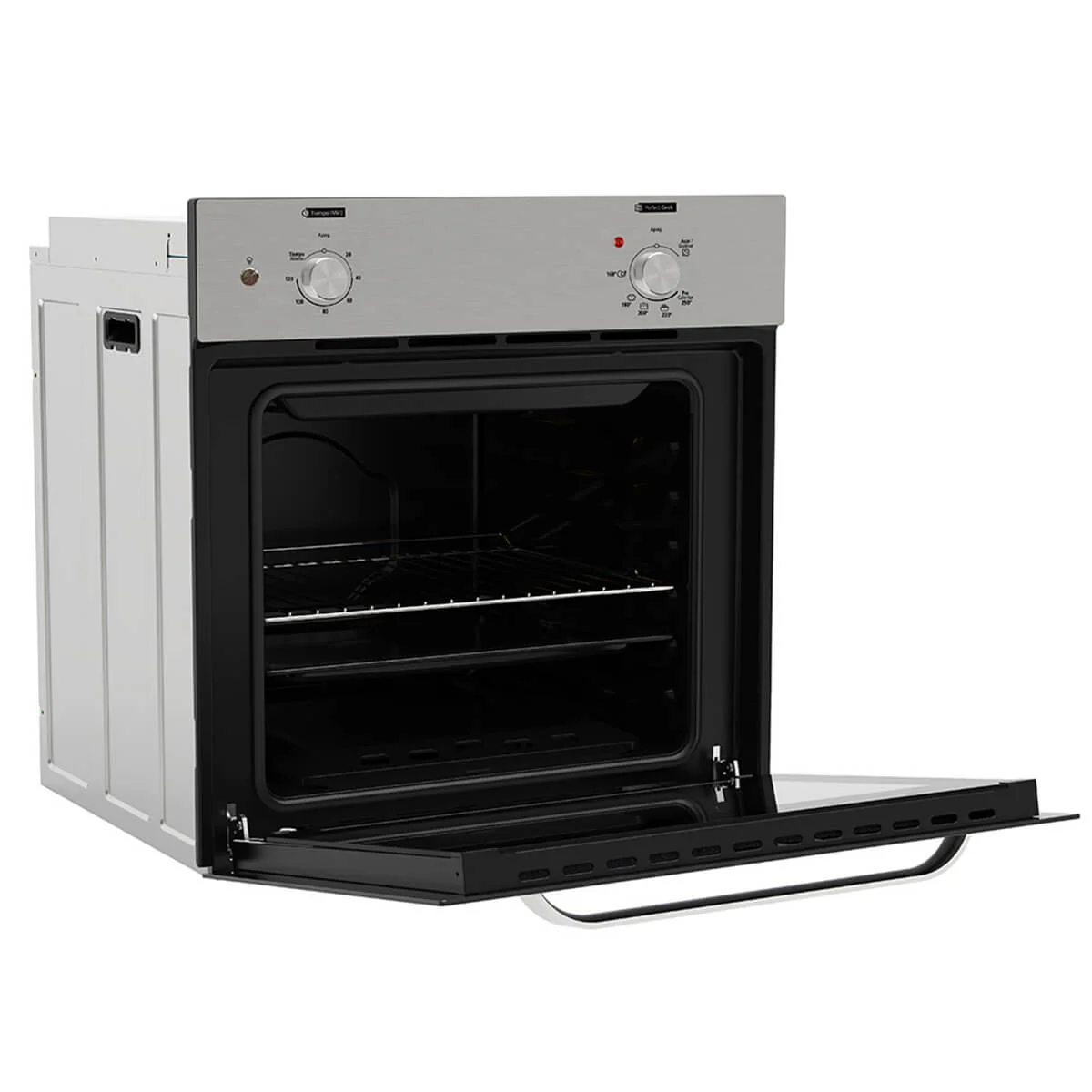 Horno a gas de 60 cm inoxidable 120 voltios con gratinador marca Mabe - Image 4