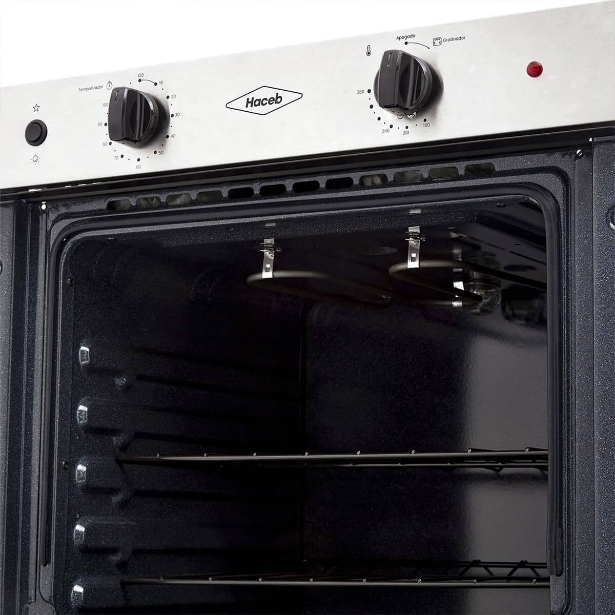 Horno mixto 60 cm negro a gas natural 120V marca Haceb - Image 4