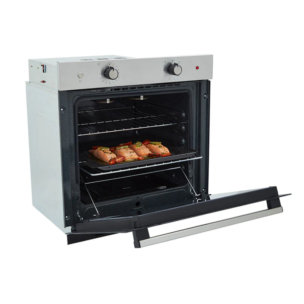 Horno mixto tofu 60 cm inoxidable con vidrio reflectivo gas natural 120v marca Haceb - Image 5