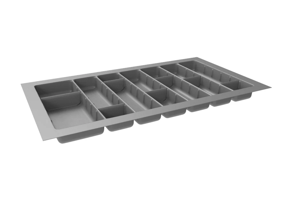 Cubiertero organizador plástico gris serie A2 730X480X50 mm - Image 3