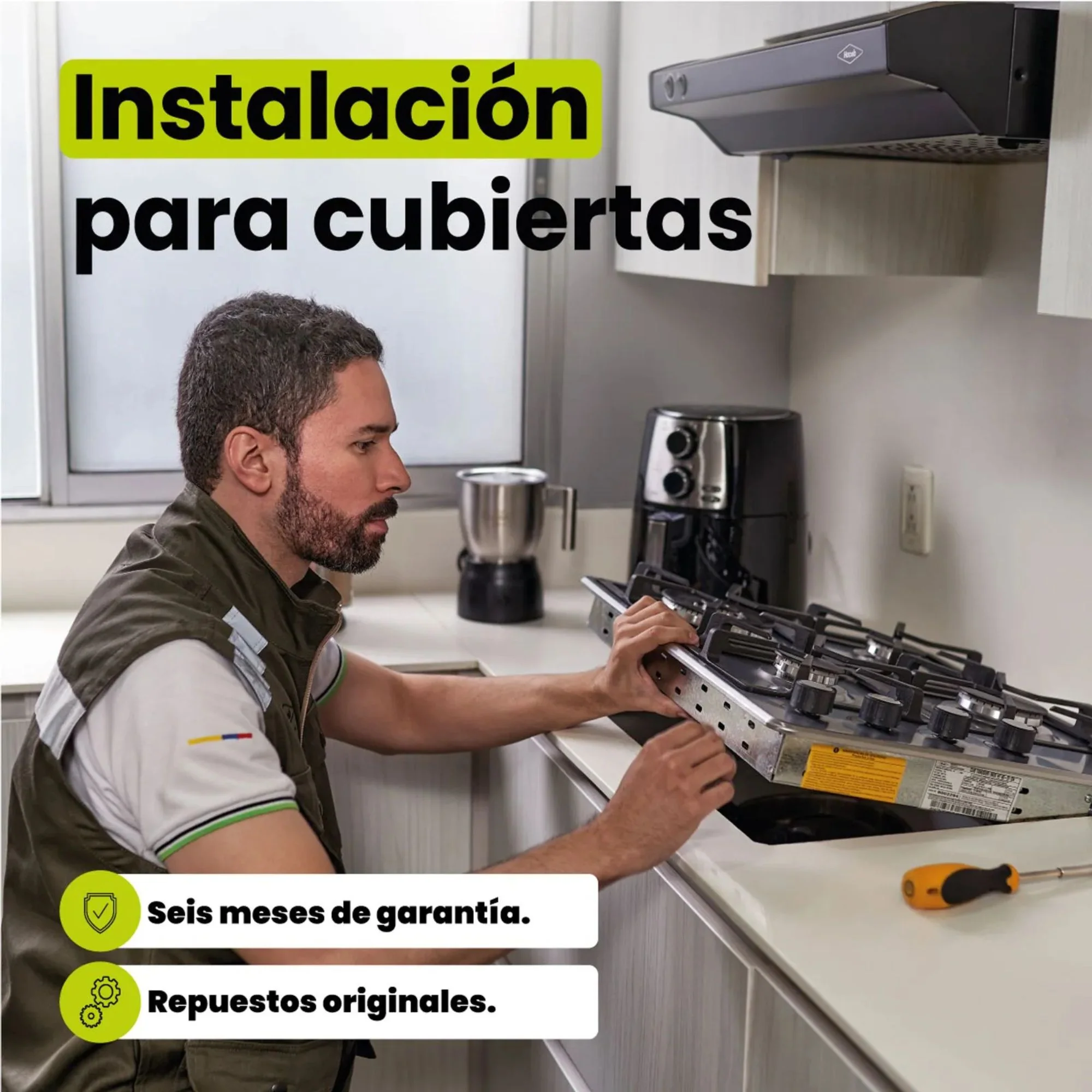Instalación de cubierta Haceb