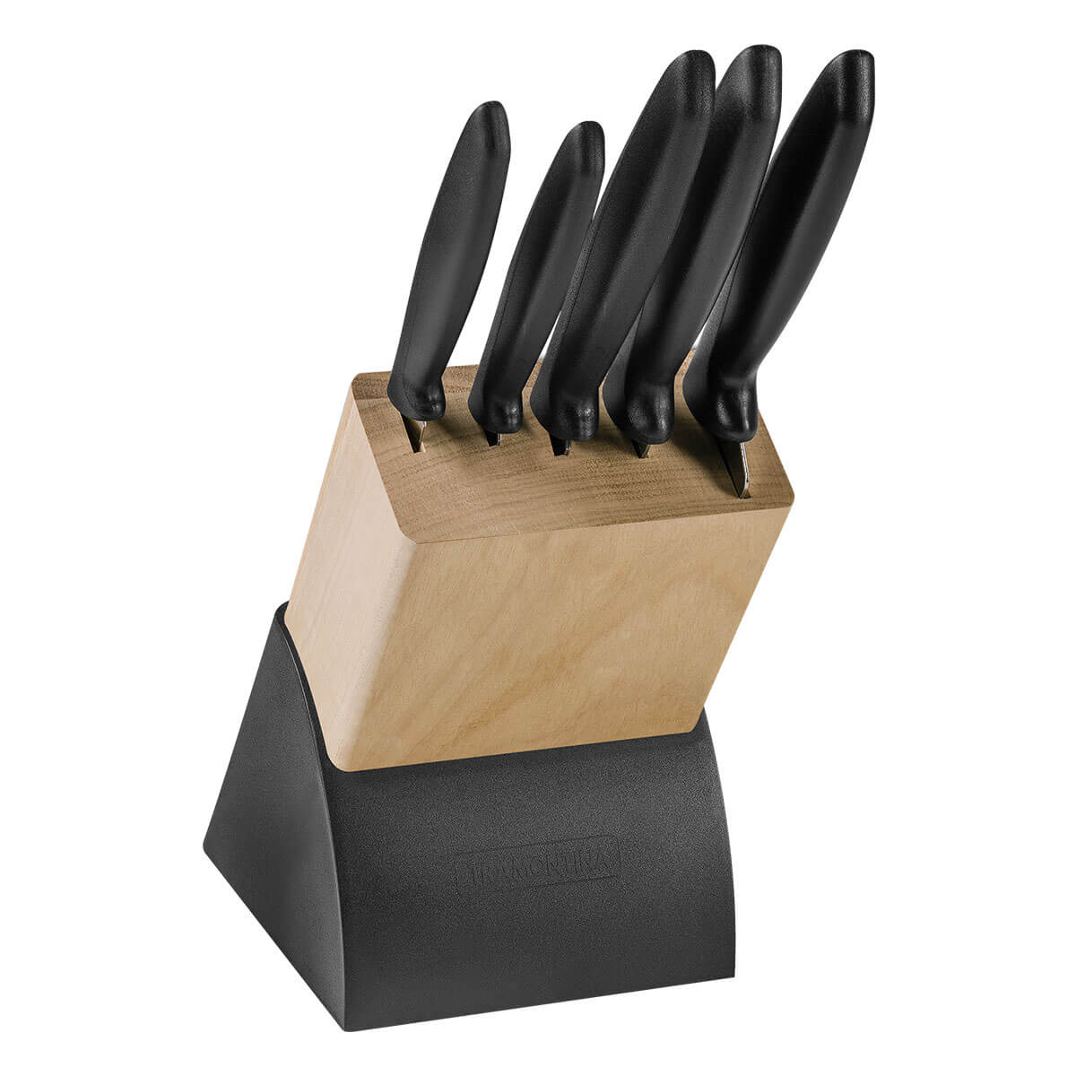 Juego cuchillos negros de 7 piezas Tramontina - Image 2